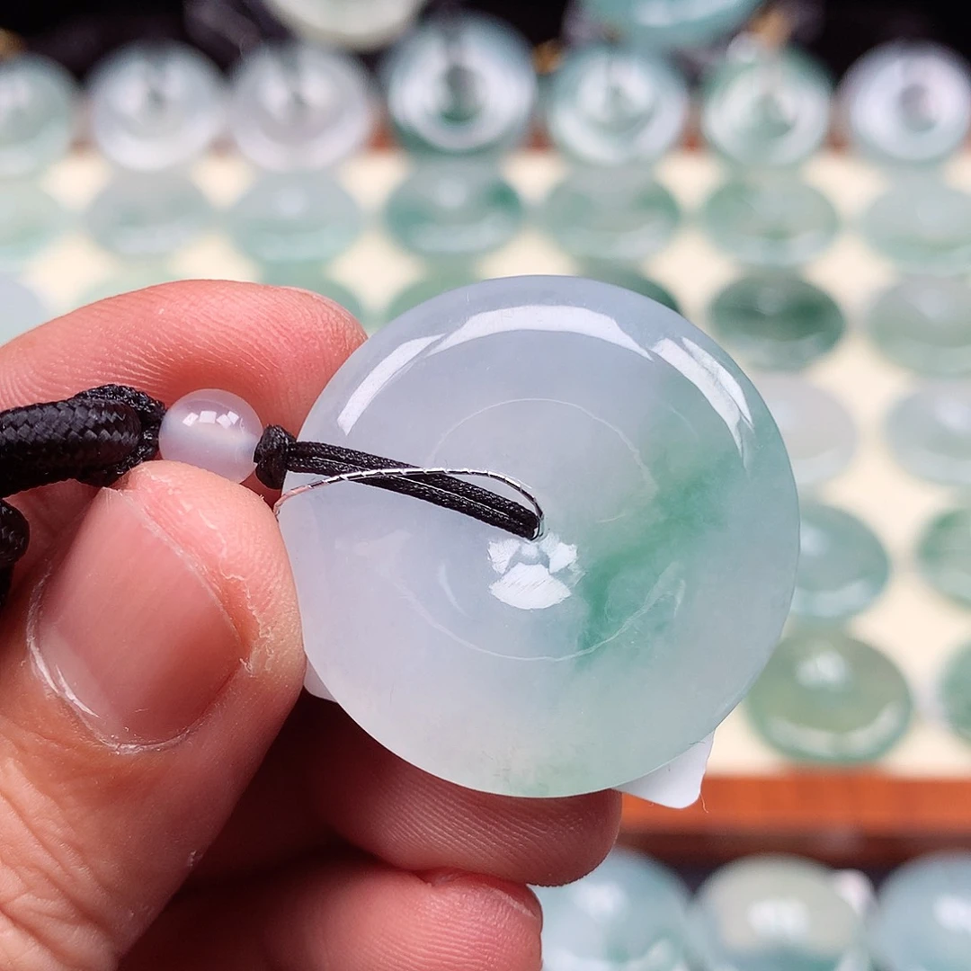 颈饰未镶嵌翡翠30.8-5.8mm