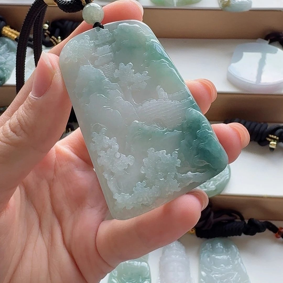 颈饰未镶嵌翡翠翡翠