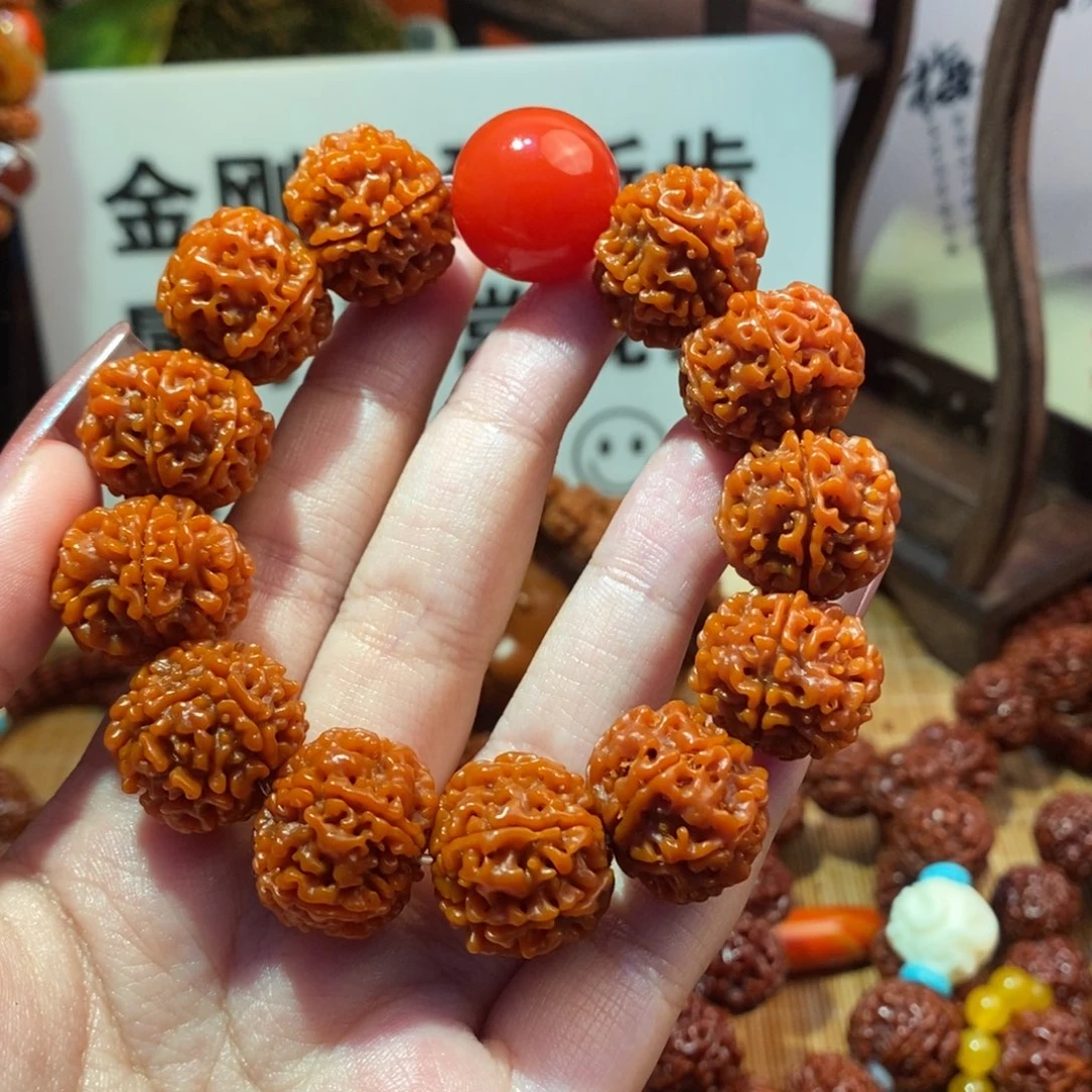 金刚菩提手串206玉化19.