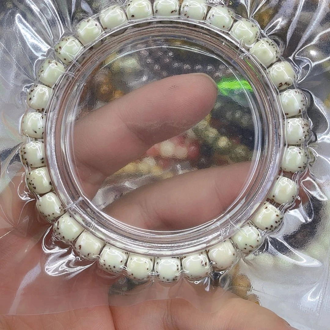 星月菩提手串26殿堂半臂大留白星月菩提单圈8×7