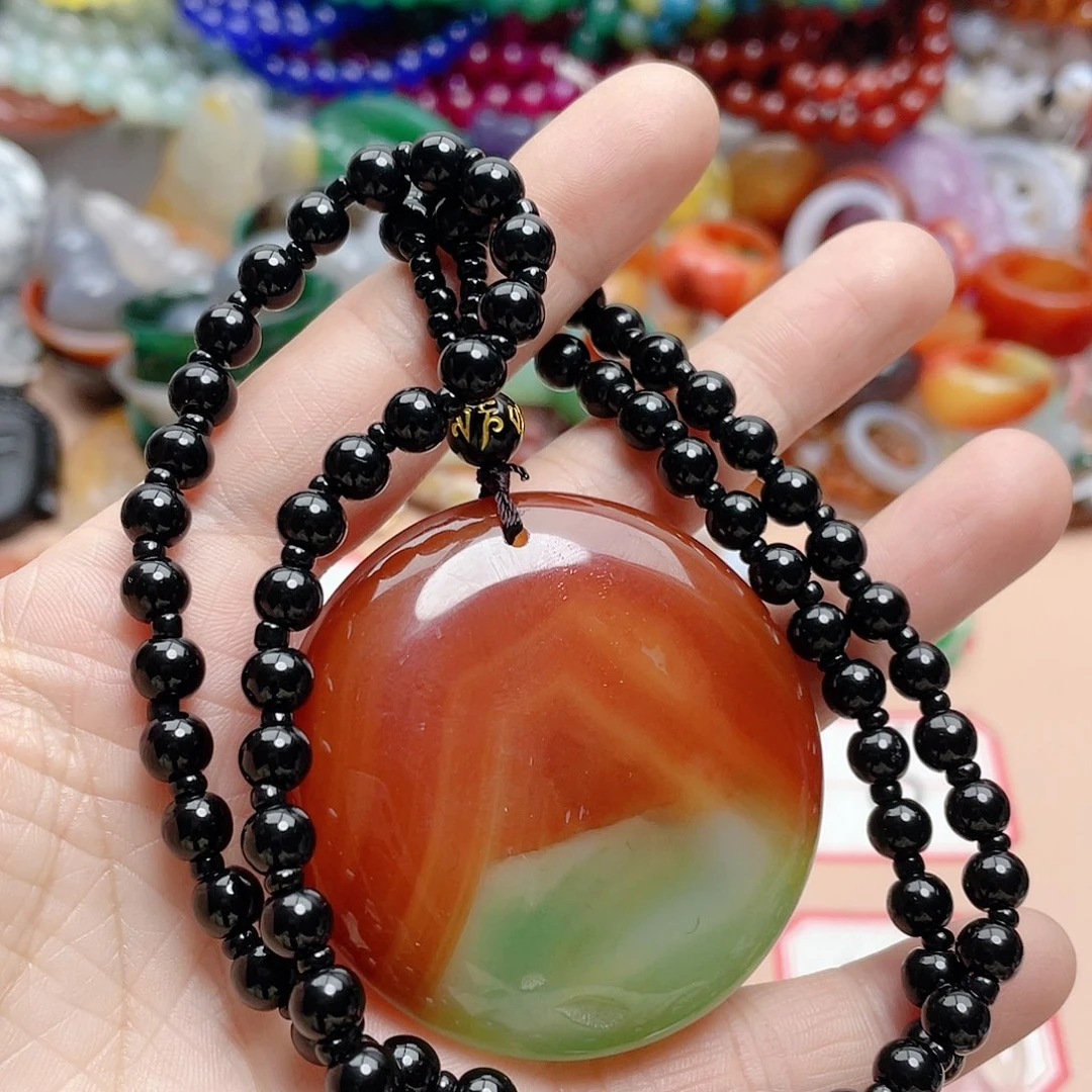 玛瑙/玉髓颈饰合金欧****鹂