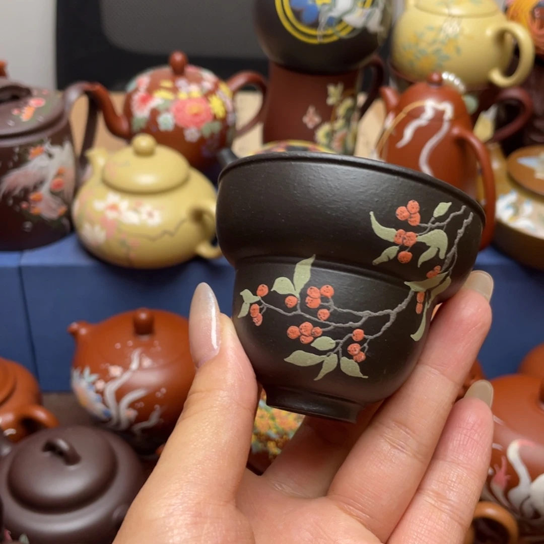 茶杯紫砂紫砂主人杯100cc