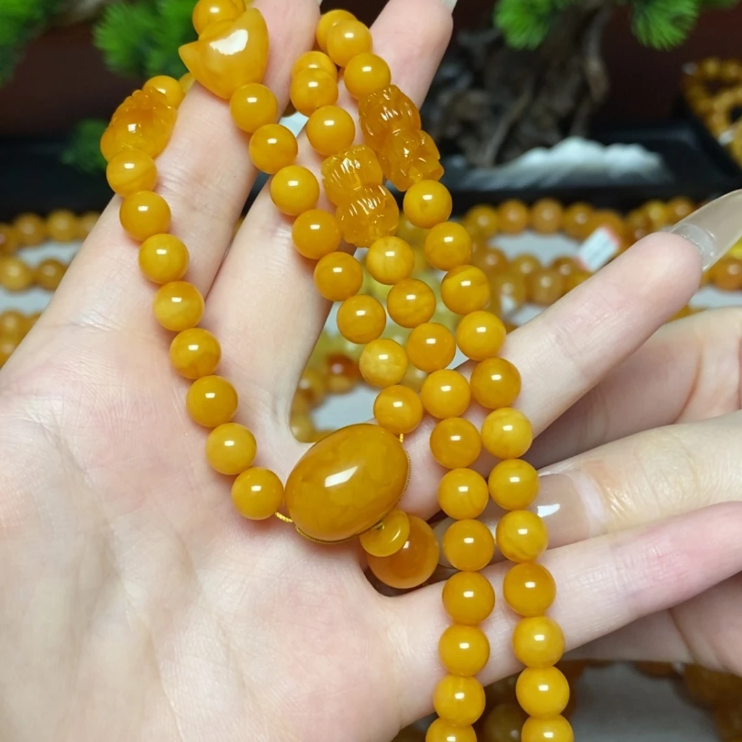 【闪购商品】未镶嵌颈饰蜜蜡项链