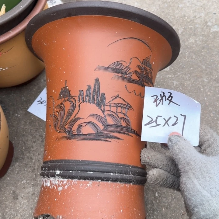 紫砂花盆特价清仓