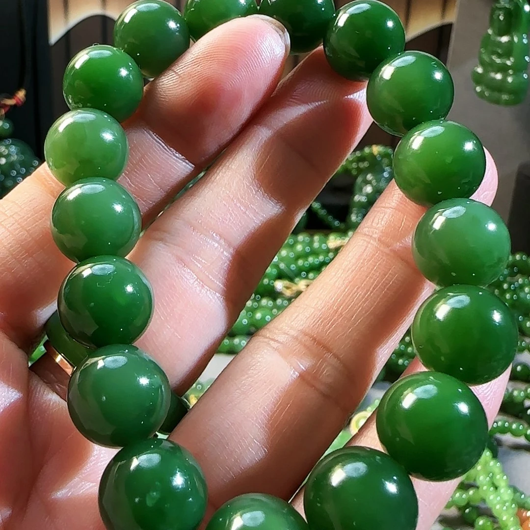 和田玉（碧玉）手串未镶嵌