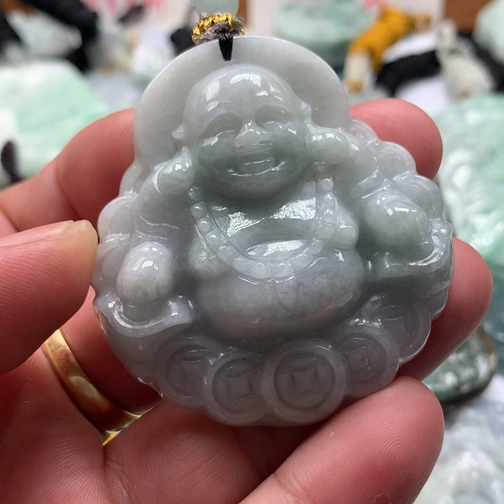 颈饰未镶嵌翡翠保真天然a货翡翠