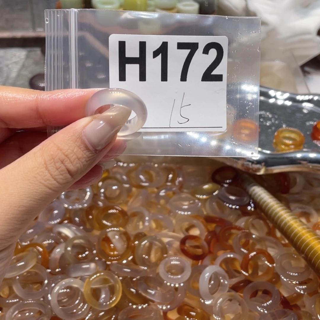 玛瑙/玉髓未镶嵌戒指172
