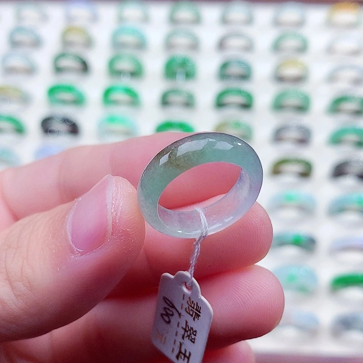 翡翠未镶嵌戒指12号