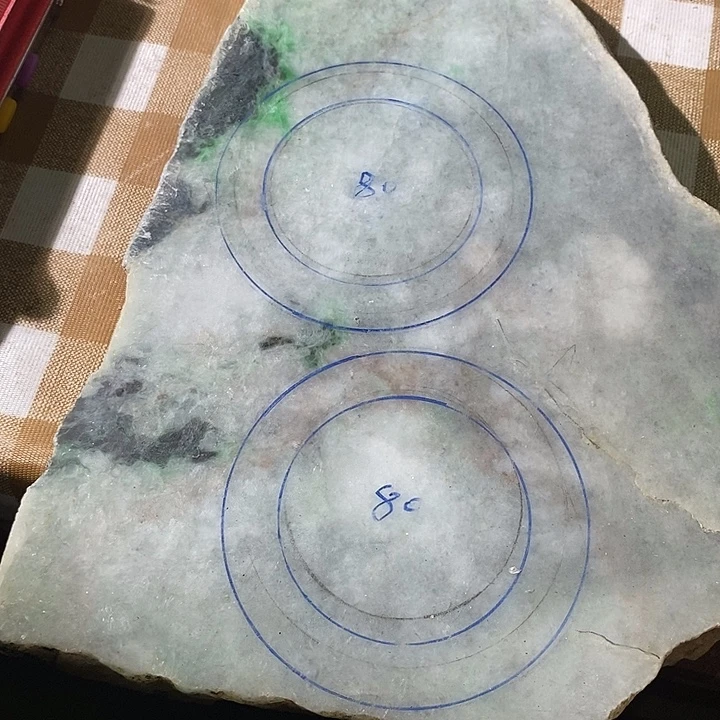 定制翡翠未镶嵌翡翠料不退不换