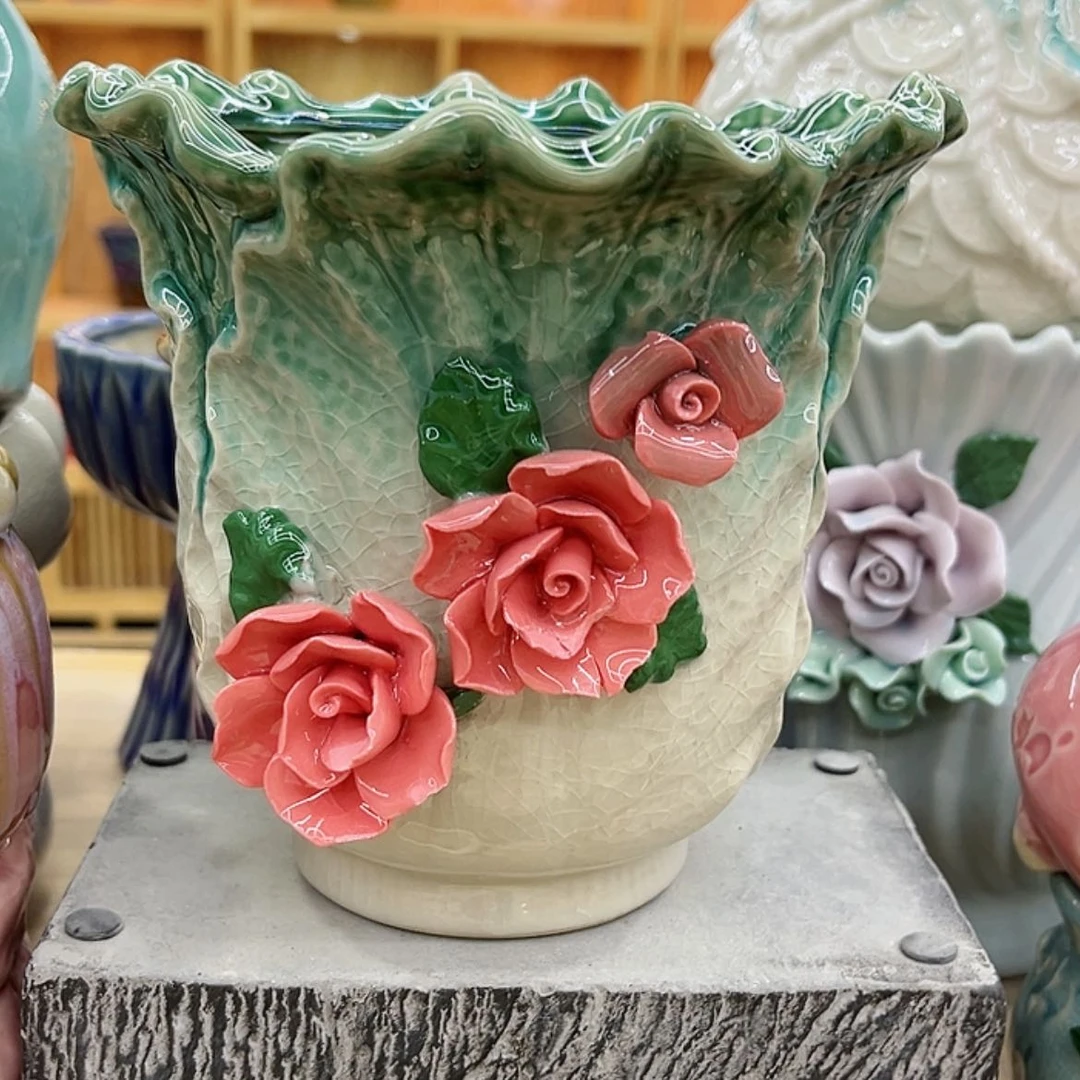 【闪购商品】陶瓷花盆