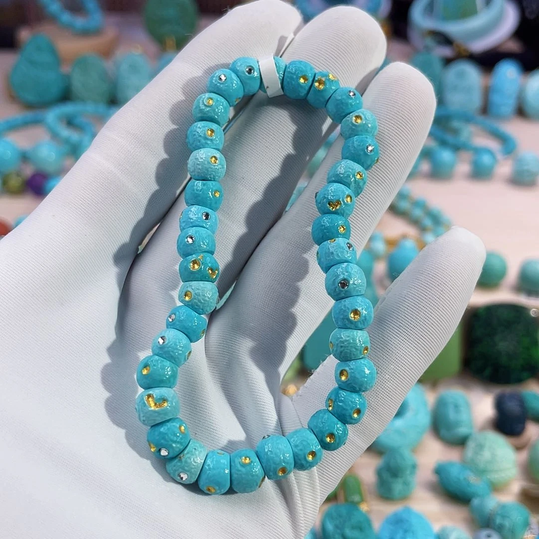 绿松石珠宝奇石未镶嵌