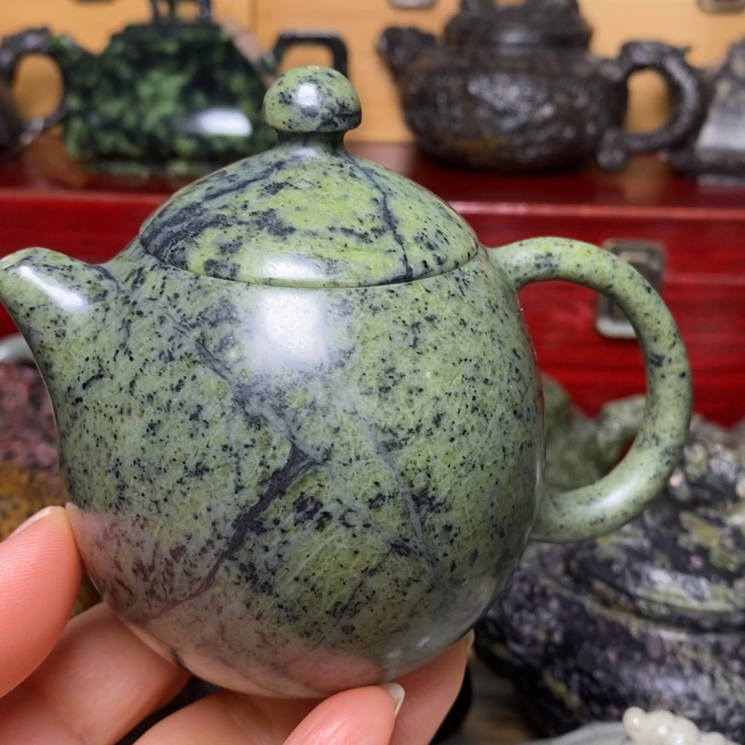 藏玉药王石福利款龙蛋壶210cc