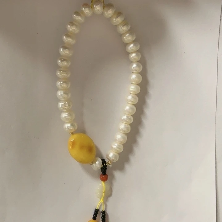 琥珀手链未镶嵌蜜蜡diy手串