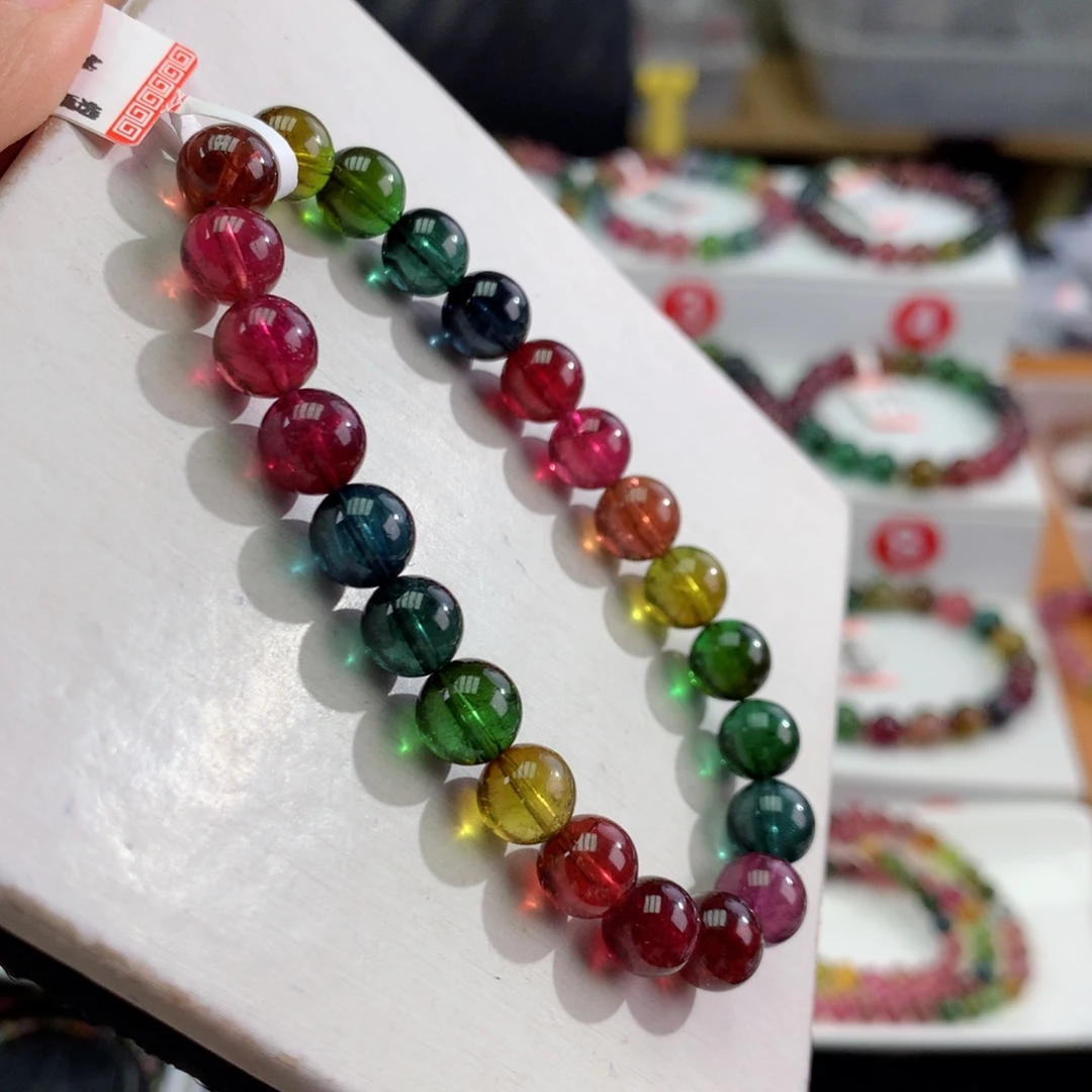 手链未镶嵌碧玺       8mm。