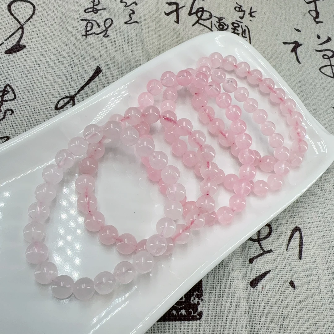 A006 粉晶8毫米手串  多样性发一串