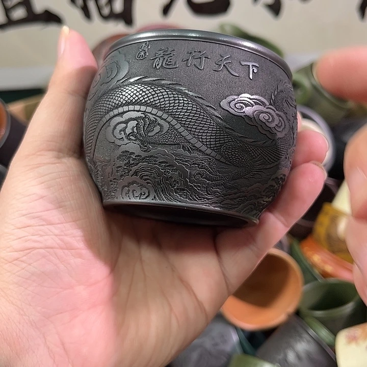 茶杯紫砂全手工紫砂 主人杯