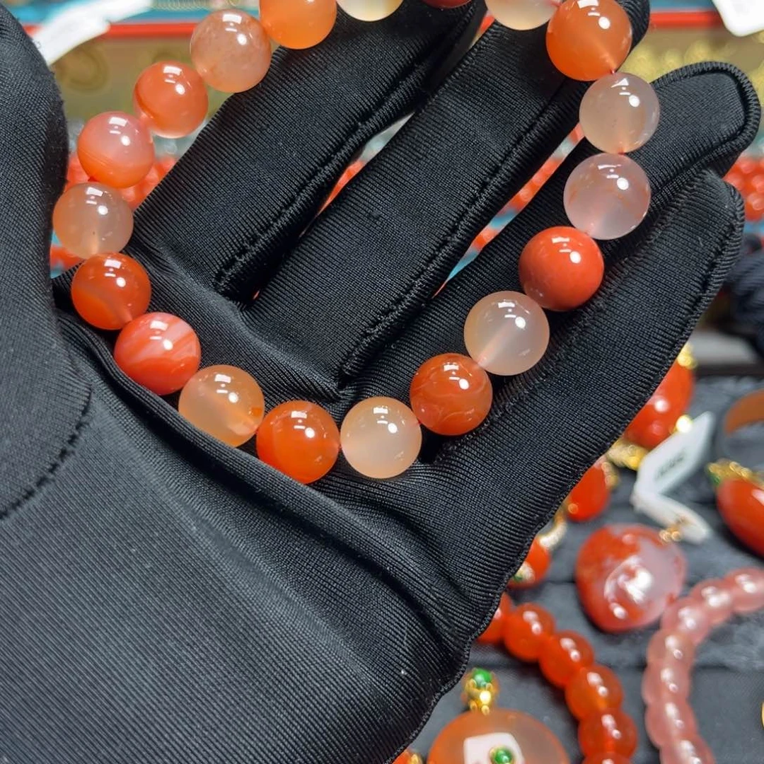 南红玛瑙未镶嵌手串