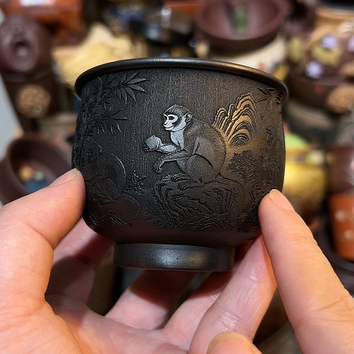 茶杯紫砂宜興紫砂主人杯