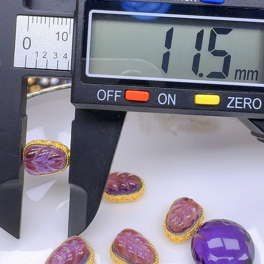 颈饰紫晶银S925镶嵌紫水晶925镶嵌56