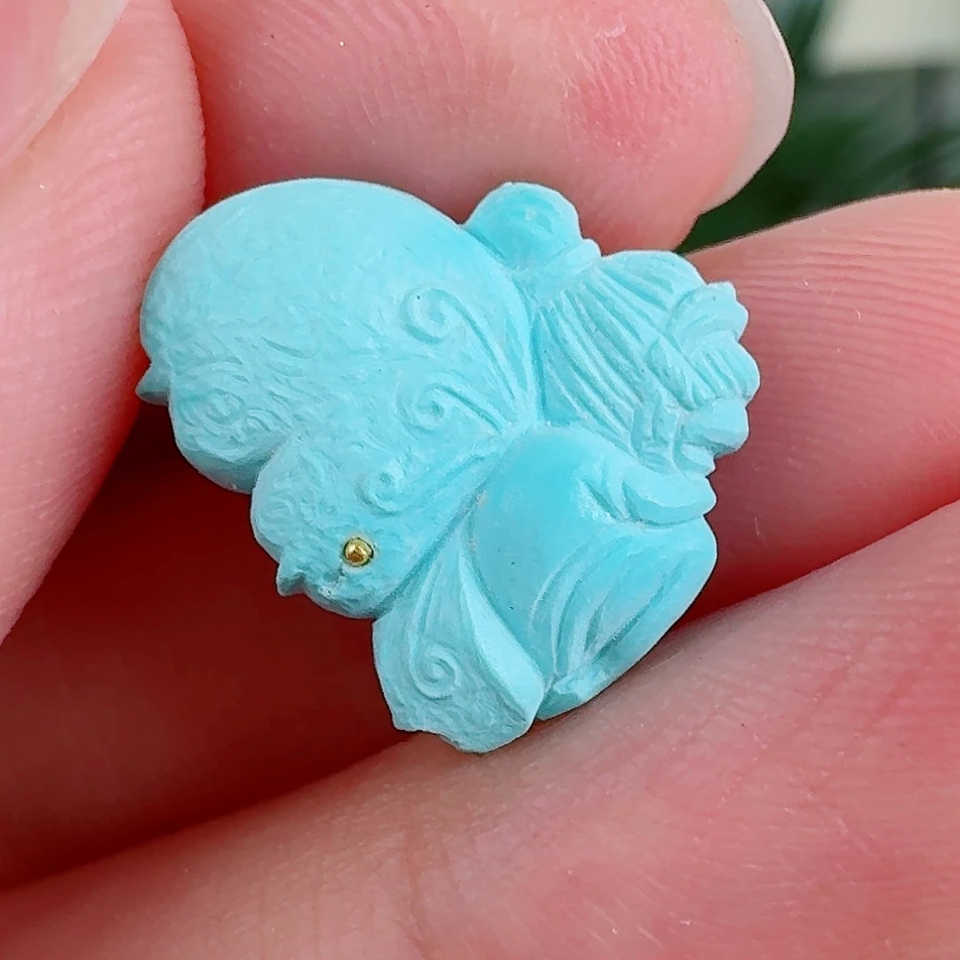 未镶嵌绿松石珠宝奇石