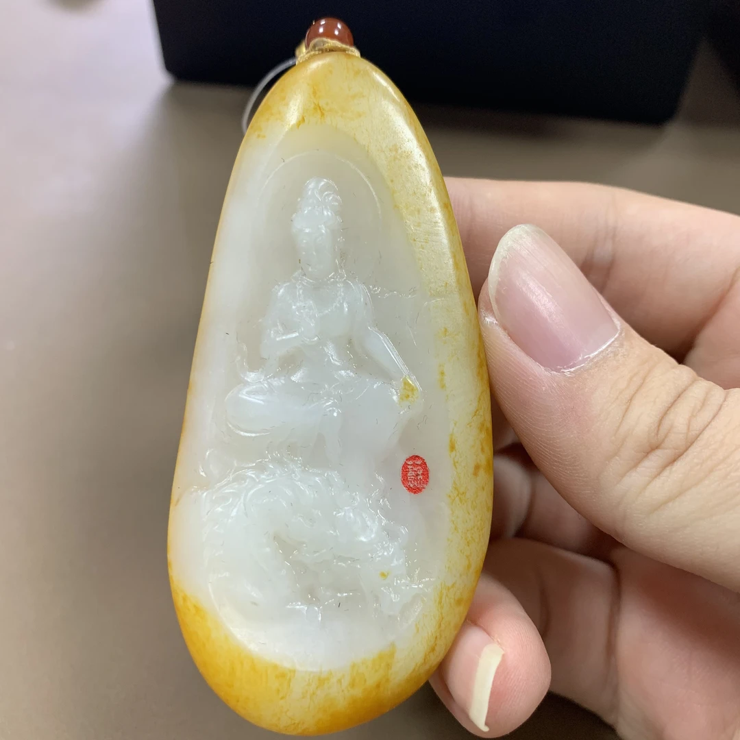 和田玉颈饰未镶嵌2.24 Y