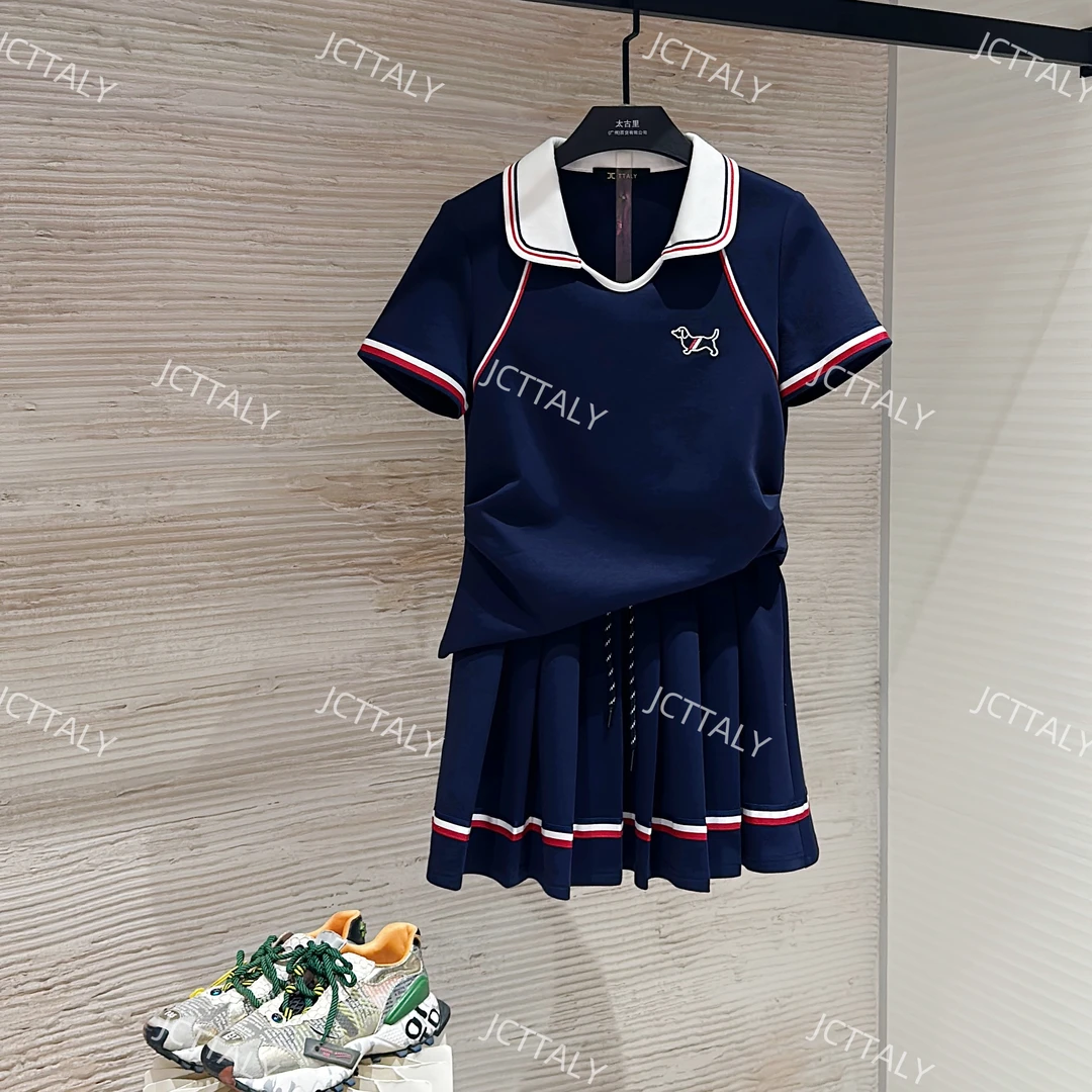 【宠粉价】夏季新款时尚百搭设计师款短袖套装裙两件套裤套装TZ-326
