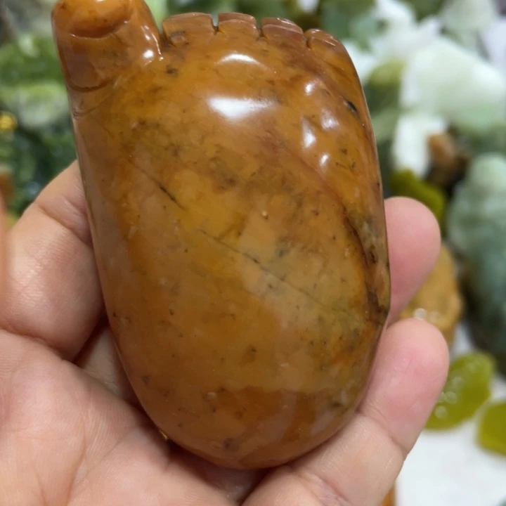 蛇纹石玉未镶嵌珠宝奇石