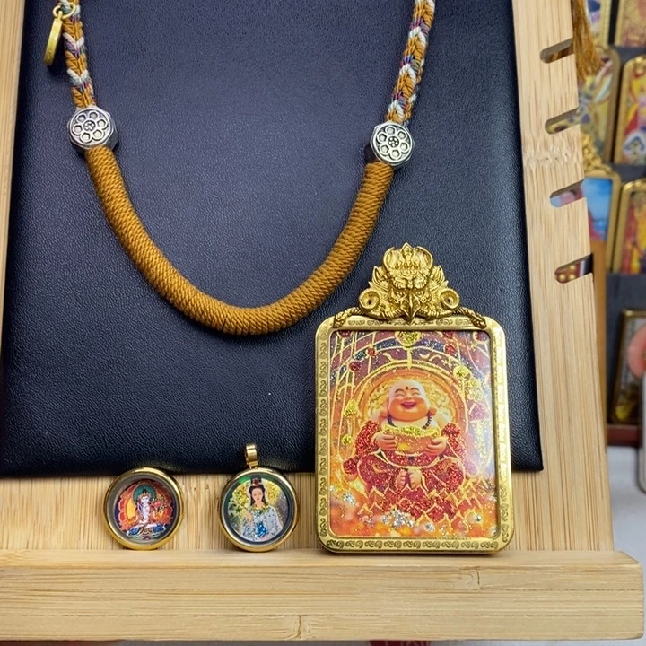 吊坠手绘唐卡项链