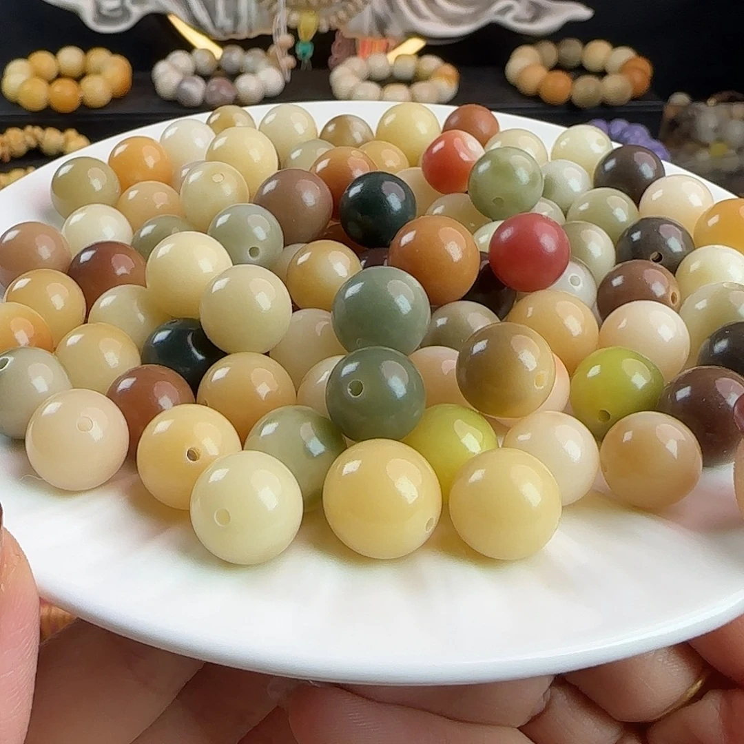菩提根/象牙果手串卡12/13多宝圆500颗
