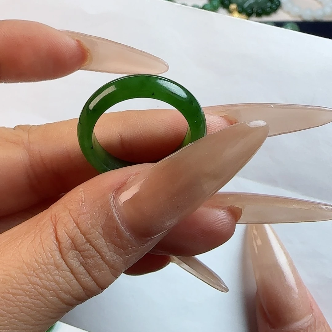 和田玉戒圈未镶嵌多样性发货