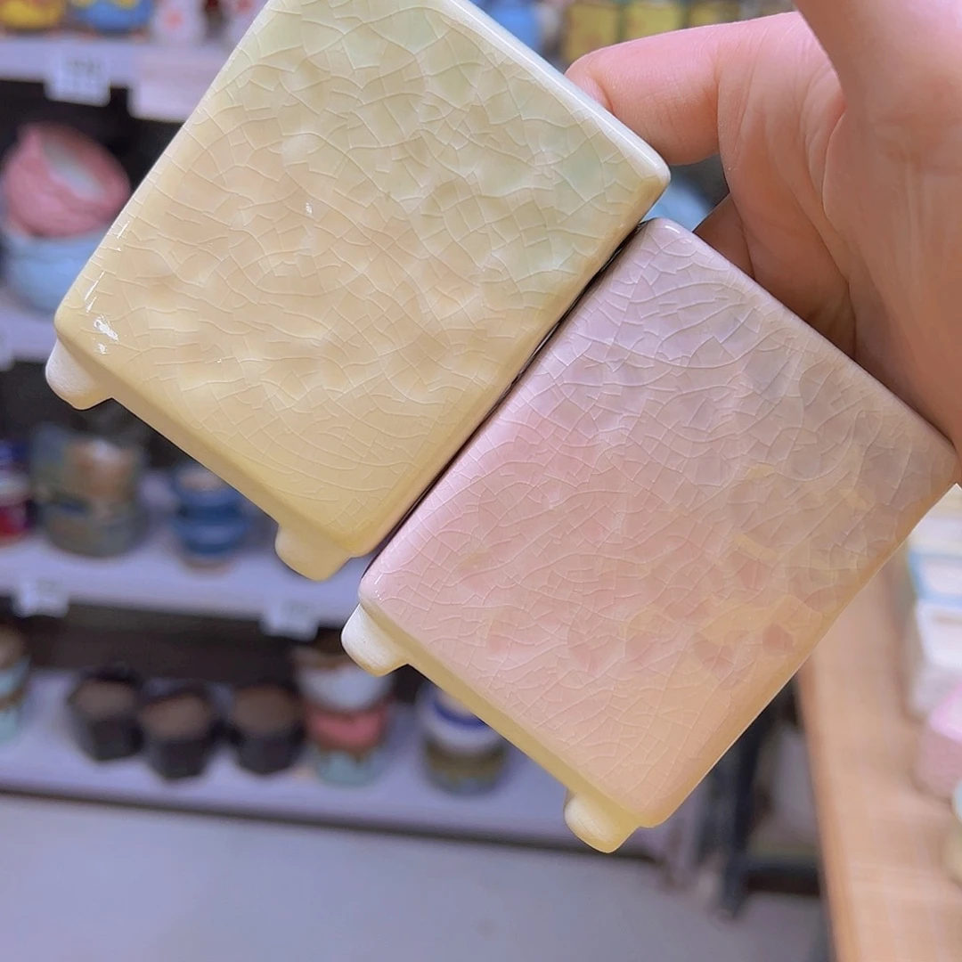 红陶陶瓷花盆当场满12包邮