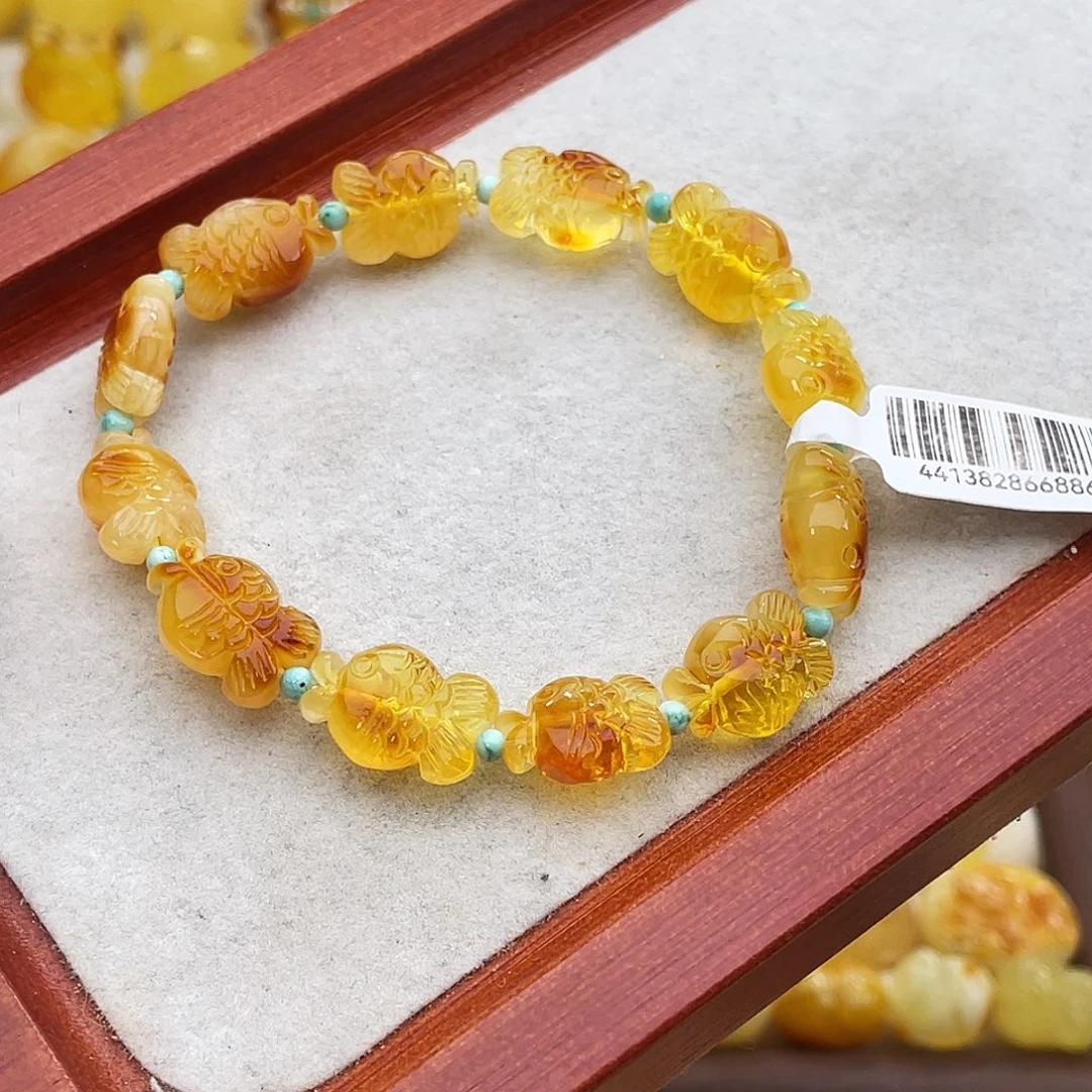 琥珀未镶嵌吊坠(赠链)