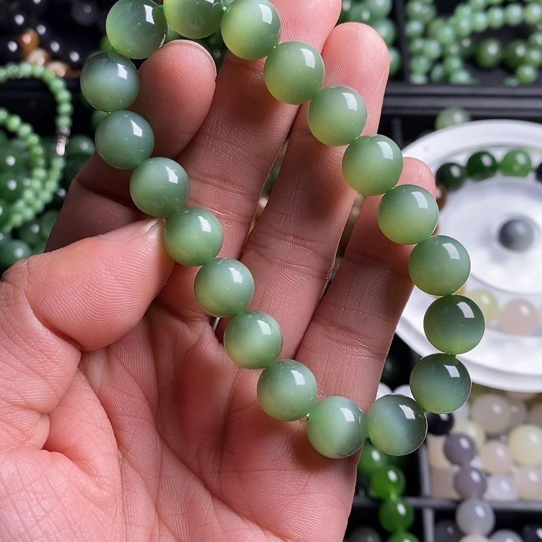 和田玉（碧玉）未镶嵌珠宝半成品