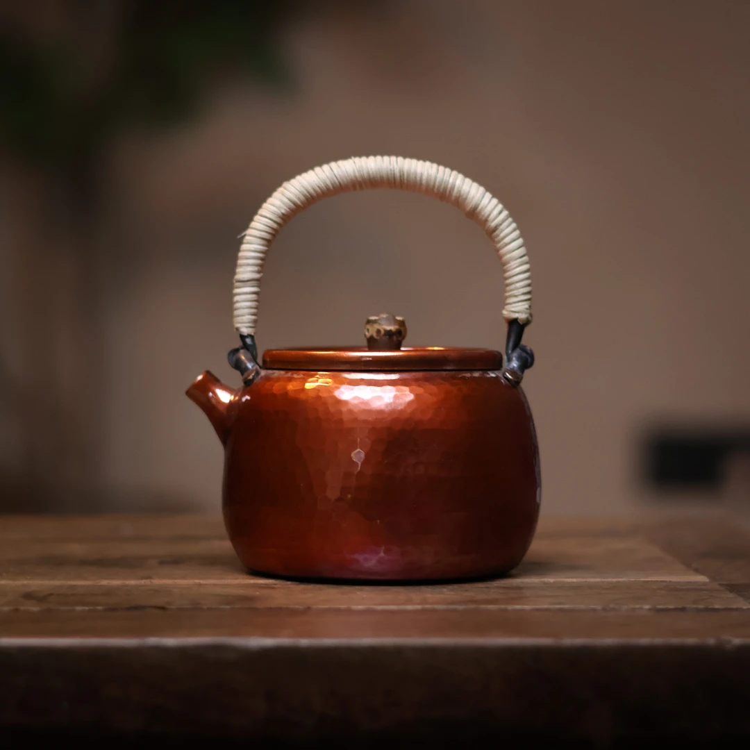 【本朴造物】紫铜体提梁壶（器不同0017）300cc