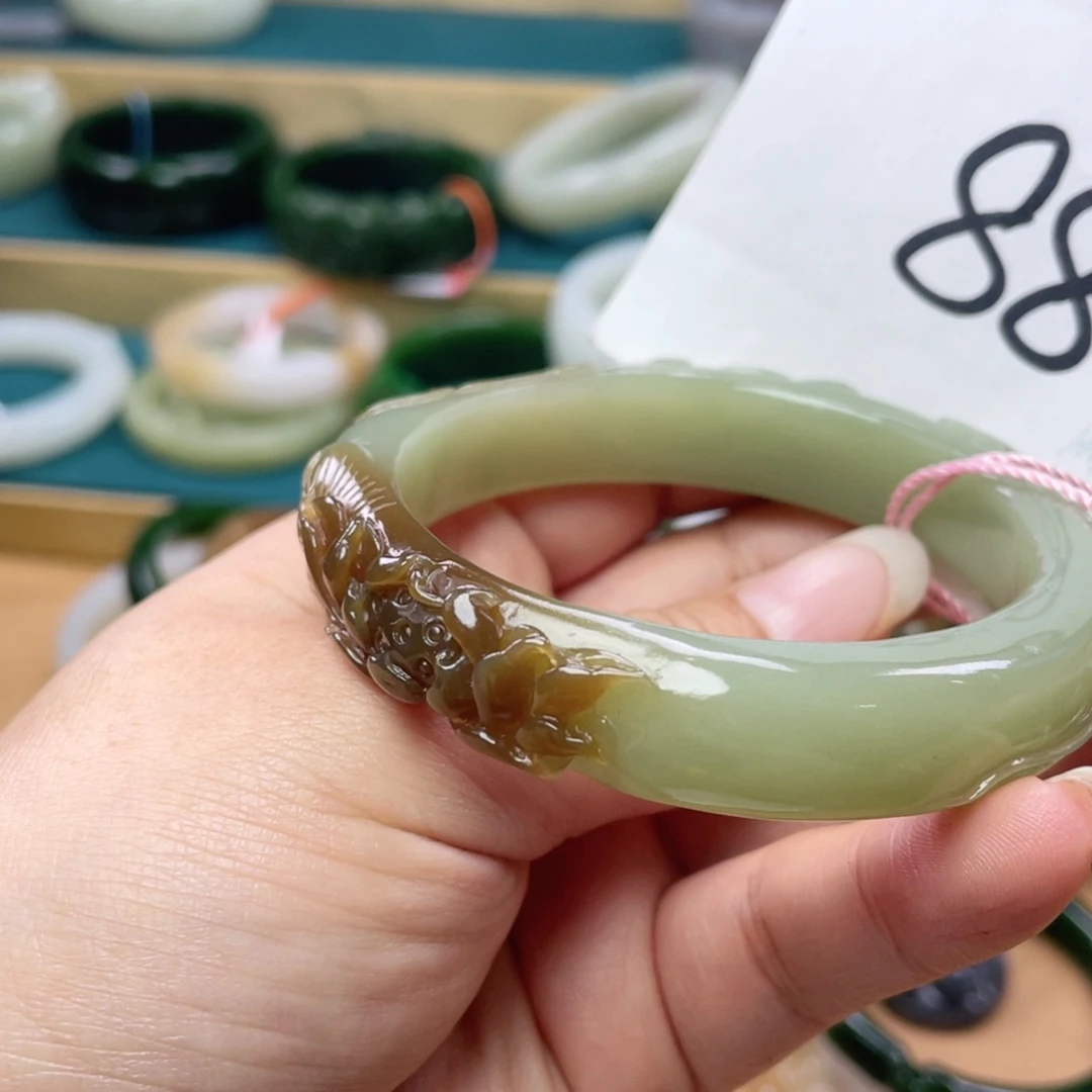 未镶嵌手镯和田玉圈口56