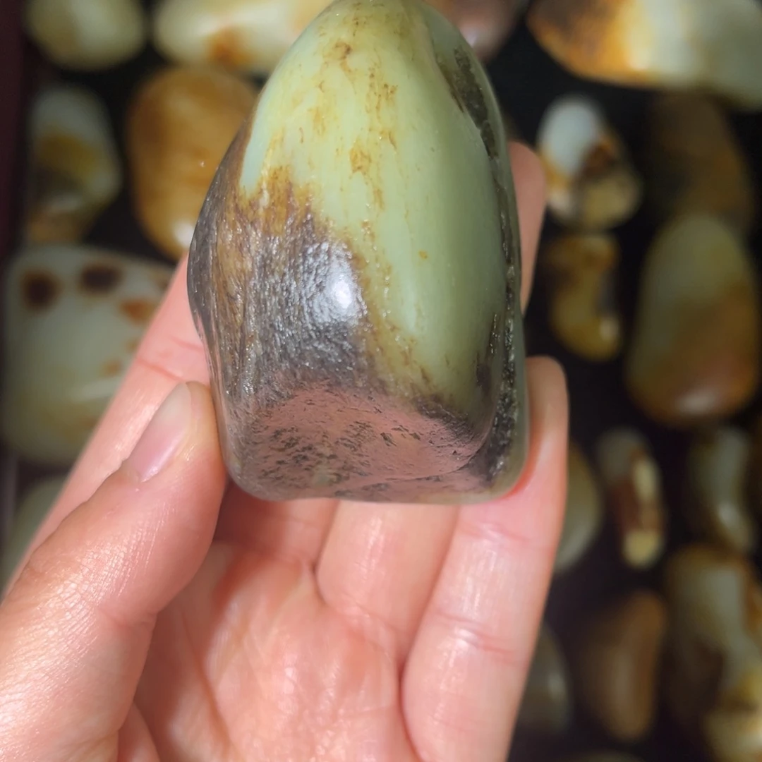 和田玉未镶嵌挂件225g