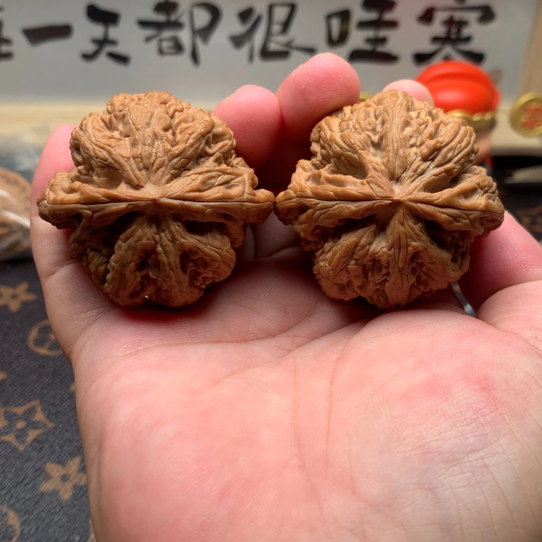 文玩核桃把件粗筋