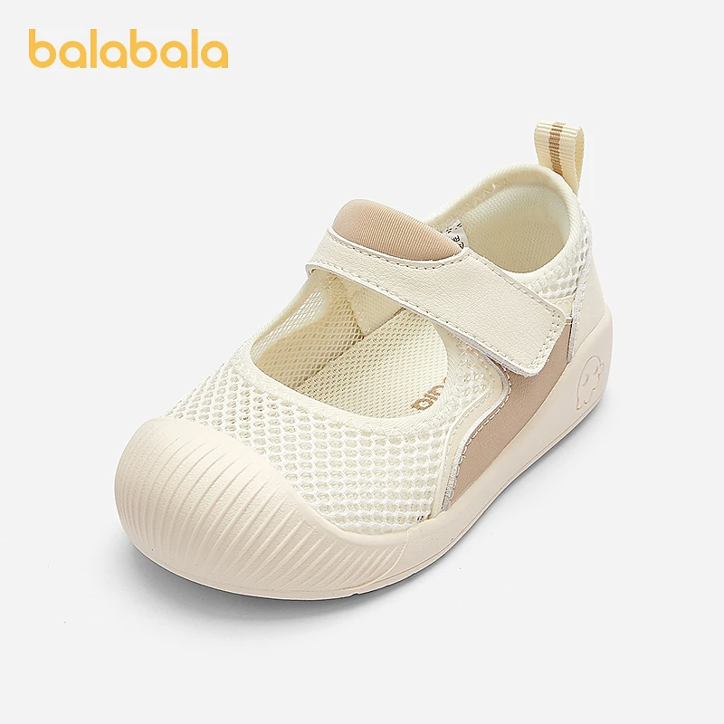巴拉巴拉童鞋宝宝学步鞋儿童凉鞋婴儿鞋子2025夏新款防滑透气网布
