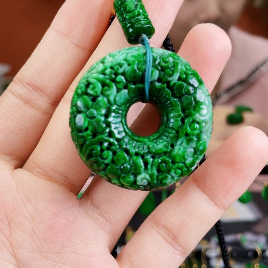 翡翠未镶嵌耳饰饰品