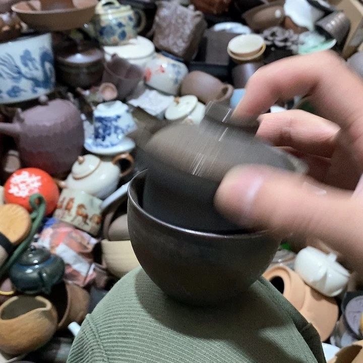 瓷片荷花绽放了我想去了一个世纪了