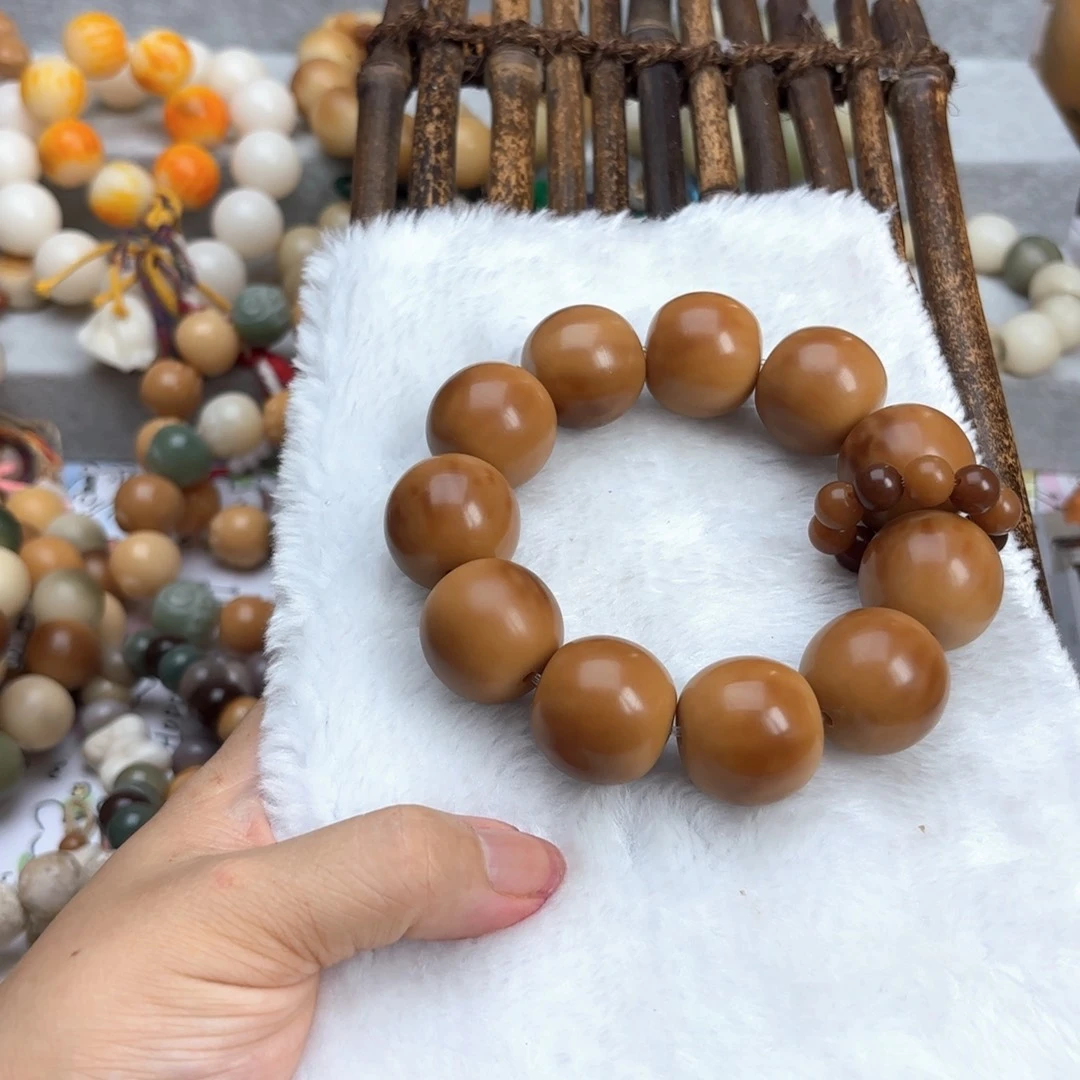 菩提根/象牙果手串卡24干车干磨老果