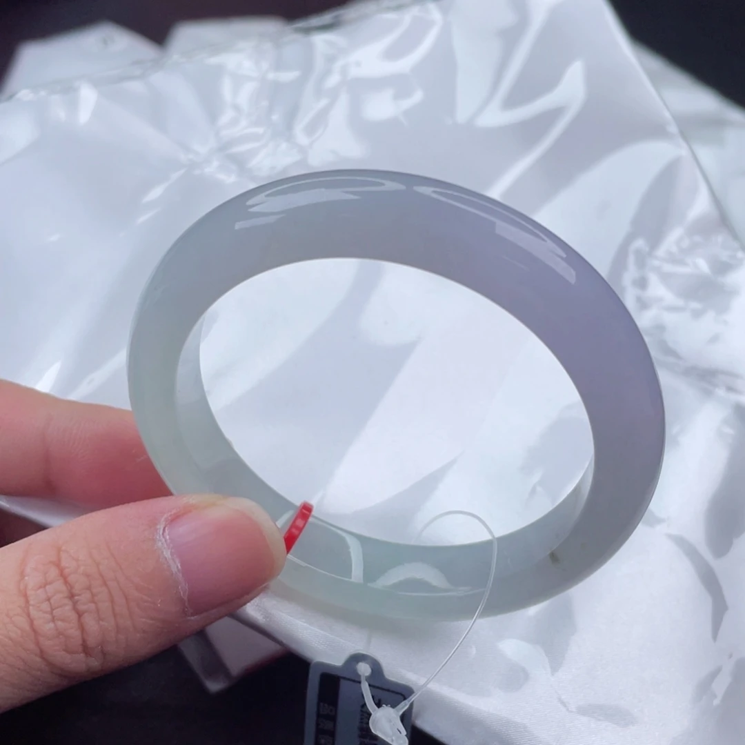 翡翠手镯未镶嵌小**～正圈