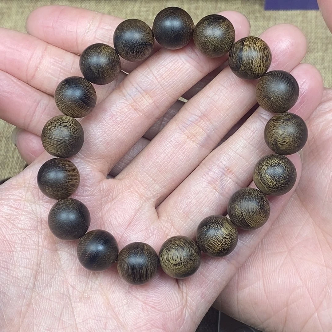 沉香手串越南芽庄白棋楠