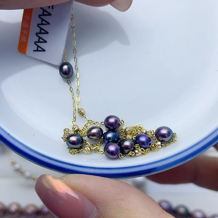 颈饰未镶嵌淡水珍珠w7