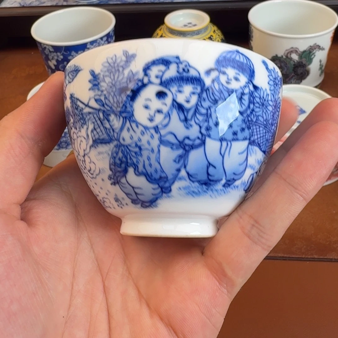 瓷片景德镇瓷器手工手绘