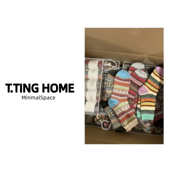 图腾羊毛袜 H1806