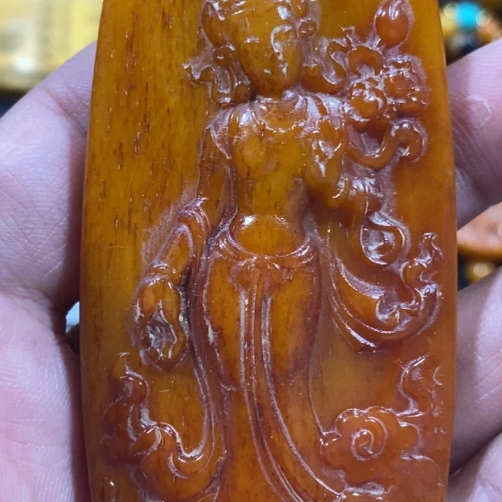 滴血莲花菩提吊坠