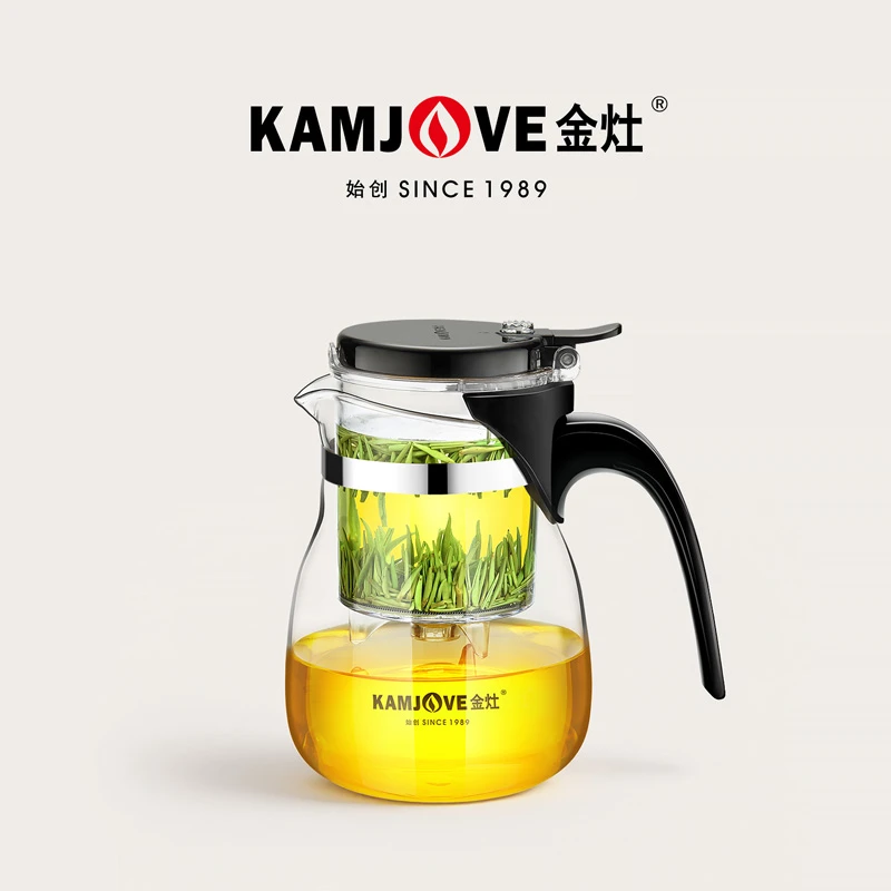 金灶TP-757飘逸壶耐热玻璃茶具过滤花茶杯泡茶器茶壶家用泡茶壶具