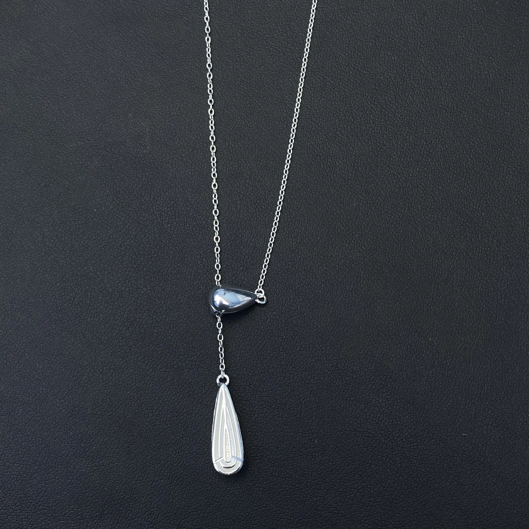 坠链均925银 民族风抽拉项链 XL00693