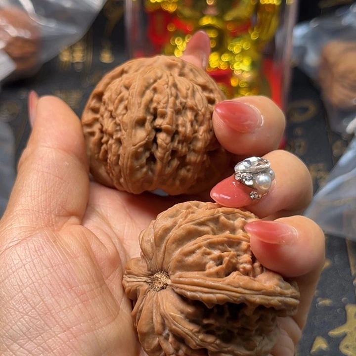 吊坠文玩核桃43白狮子